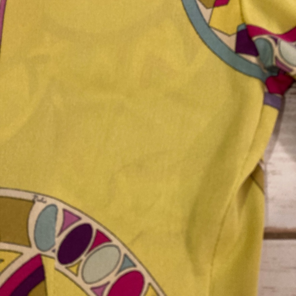 Vintage Neiman Marcus Trophy Room Emilio Pucci Colorful Mod Silk Sheath Dress - Picture 15 of 15